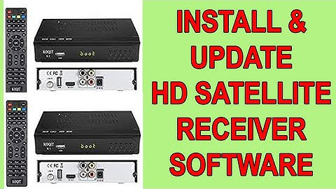 Install and update all Hd Satellite receiver Software with usb