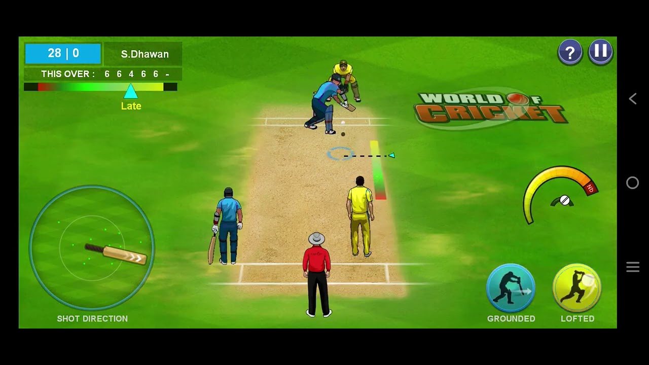 World of cricket game me