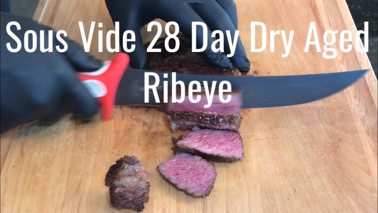 Season before the SOUS VIDE bath??? 28 day Dry Aged Ribeye Sous Vide