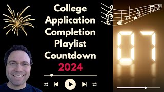 College Application Completion Playlist 2024 | Track 7
Were counting down the top 24 songs to listen to while completing your college applications in 2024. Song number 7 is...
Enjoy the full playlist here: https://www.youtube.com/playlist?list=PL0fx3BlzlS-kpl1OPXgdlHLemDdETUYm0
*Are you on track for selective college admission? Find out now at https://AreYouOnTrackToGetIn.com.*
*Learn How to Build an Extraordinary Extracurricular Résumé at http://ExtraordinaryResume.com.*
*Avoid 17 Silly Mistakes That Even Ivy League Applicants Make on the Common App at https://collegemeister.gumroad.com/l/nzbtj.*
*When you’ve finished your Common App and want to know if it’s as strong as possible, get My Pre-Read at http://MyPreRead.com/*
*Do you want expert guidance during the college admissions process? Work with me one-on-one at https://CollegeMeister.com.*
#collegeapplications
#playlist
#collegeadmissions College Application Completion Playlist 2024 | Track 7