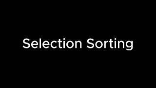 Selection sort audiobook | Project Bison