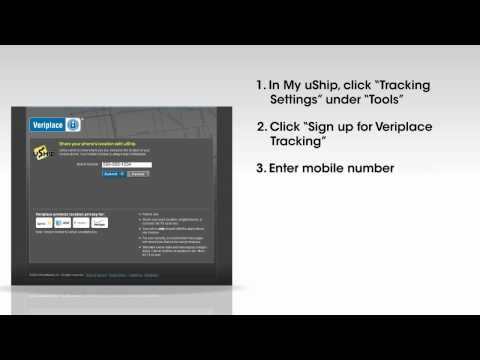 How to Sign Up for uShip Tracking