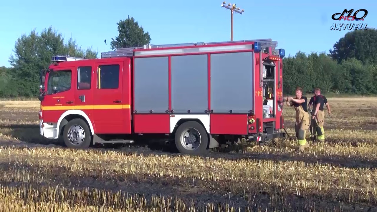 Flächenbrand in  Lübeck