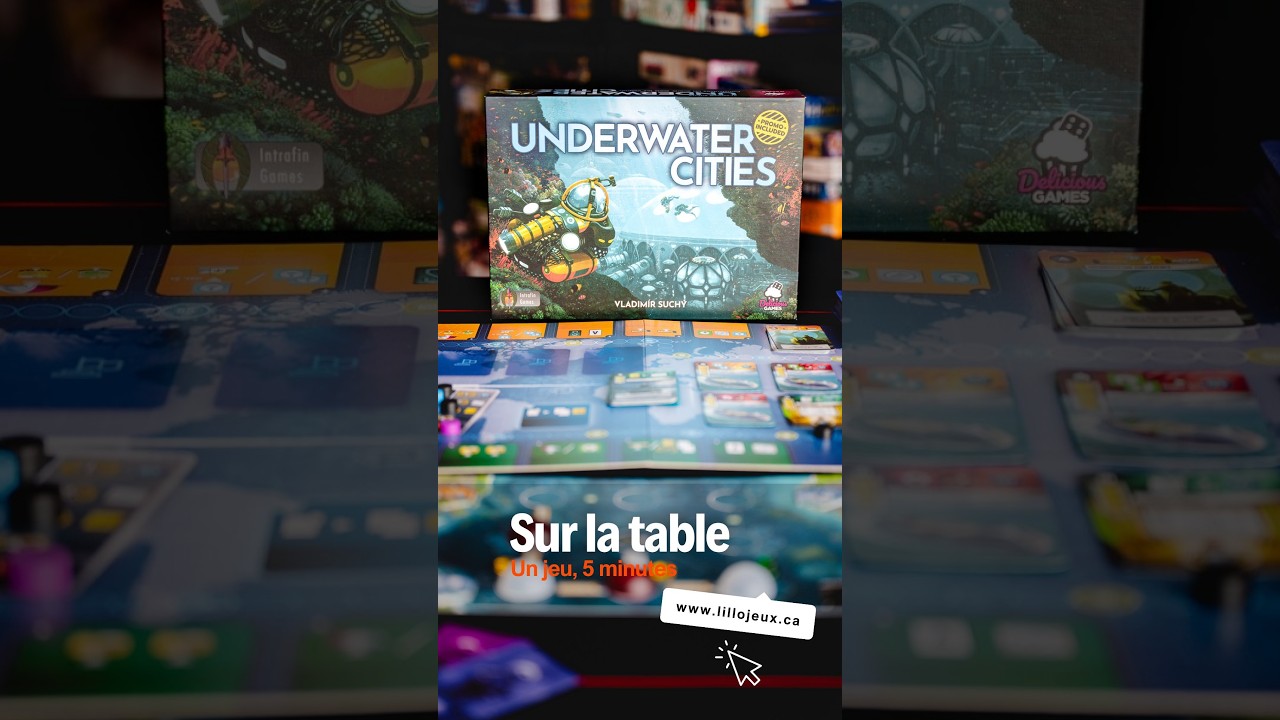 Sur la Table ! Un jeu, 5 minutes | Underwater Cities