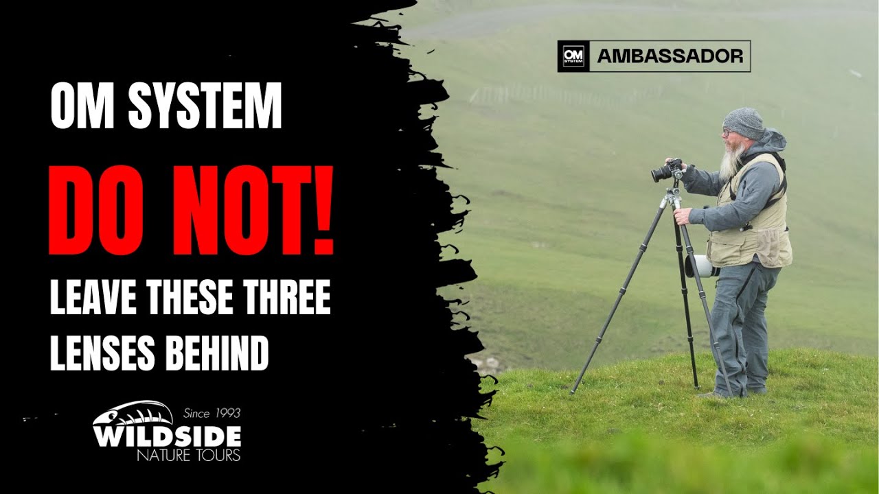 This video will share with you the three lenses that are always in my camera bag for landscape and wildlife photography outings. When I head out expecting to have great opportunities for both landscape and wildlife images, these three lenses will never let me down.

OM System Only Photography Workshops:
https://wildsidenaturetours.com/tour-style/om-system-only-workshop/

Thank you for supporting me: 
PayPal https://paypal.me/williamhoy1847?coun... 

Join me on a Wildside Nature Tours Workshop: https://wildsidenaturetours.com/team-...

Subscribe to the Journal of Wildlife Photography (affiliate link): https://journalofwildlifephotography.... 

Buy OM SYSTEM Camera Gear, Lenses, & Accessories through my store below: (Affiliate Links)

CAMERA BODIES

-OM-1 :https://www.dpbolvw.net/click-9290208... 
-E-M1x: https://www.jdoqocy.com/click-9290208... 
-OM-5: https://www.jdoqocy.com/click-9290208... 
-Tough TG 7: https://www.anrdoezrs.net/click-92902... 

LENSES

Macro Lenses:

-M.Zuiko 90mm F3.5 Macro IS PRO: https://www.kqzyfj.com/click-9290208-... 
-M.Zuiko 60mm F2.8 Macro: https://www.tkqlhce.com/click-9290208... 
-M.Zuiko 30mm F3.5 Macro: https://www.dpbolvw.net/click-9290208... 

Wildlife Lenses:

-M.Zuiko 150-400mm F4.5 TC1.25x IS PRO :https://www.jdoqocy.com/click-9290208... 
-M.Zuiko 300mm F4.0 IS PRO: https://www.jdoqocy.com/click-9290208... 
-M.Zuiko 40-150mm F2.8 PRO: https://www.anrdoezrs.net/click-92902... 

Landscape/Night Sky/Street Lenses:

-M.Zuiko 12mm F2.0: https://www.jdoqocy.com/click-9290208... 
-M.Zuiko 12-40mm F2.8 PRO II: https://www.tkqlhce.com/click-9290208... 
-M.Zuiko 8mm F1.8 Fisheye PRO: https://www.tkqlhce.com/click-9290208... 
-M.Zuiko 7-14mm F2.8 PRO: https://www.kqzyfj.com/click-9290208-15292318
-M.Zuiko 7-14mm F2.8 PRO: https://www.dpbolvw.net/click-9290208... 

ACCESSORIES

-1.4x Teleconverter (MC-14): https://www.anrdoezrs.net/click-92902... 
-2x Teleconverter (MC-20): https://www.anrdoezrs.net/click-92902... 
-LSP5 Field Audio Recorder: https://www.jdoqocy.com/click-9290208... 
-FL-700WR Flash: https://www.dpbolvw.net/click-9290208... 
-STF-8 Macro Flash: https://www.jdoqocy.com/click-9290208... 
-FL-900WR Flash:
-RM-WR-1 Wireless Remote Control: https://www.dpbolvw.net/click-9290208... 
-All Other OM System Cameras, Lenses, & Accessories: https://www.jdoqocy.com/click-9290208... 

OM SYSTEM WEEKLY DEALS
https://www.jdoqocy.com/click-9290208...

To order the AK diffuser (affiliated link): https://akdiffuser.com/?wpam_id=46