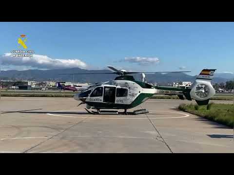 Traslado en helic&oacute;ptero del Servicio A&eacute;reo de Guardia Civil a C&oacute;rdoba de las muestras de ADN recogidas en el accidente