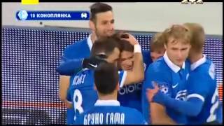 Днепр - Волынь 5:0 видео