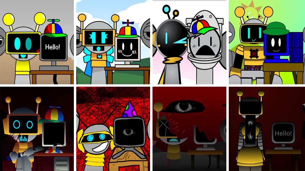 Incredibox - Sprunki but ONLY FUN BOT and MR FUN COMPUTER in ALL ...