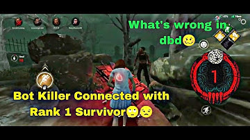 Lucky day funny match with bot killer 😂 | Dead by Daylight Mobile #dbdmobile #dbd