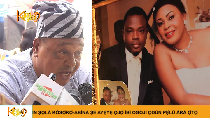 Untold!Prince Jide kosoko reveals how his Daughter"Sola Abina"was born as she Celebrate40th birthday