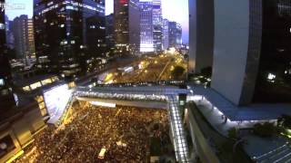 100,000 Protesters Fill the Streets of Hong Kong (Drone Cam)
