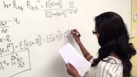 "Best Linear Estimator " Kavitha Bahadur