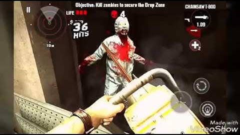 SAVING SOMEONE|DEAD TRIGGER|Part 7|(Killing Zombies With A CHAINSAW)