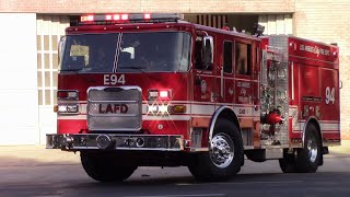 LAFD NEW Engine 94 Responding