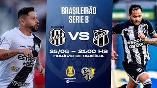 Thumbnail for PONTE PRETA X CEARÁ | BRASILEIRÃO SÉRIE B 2024 | AO VIVO E COM IMAGENS | 25.06 - 21H