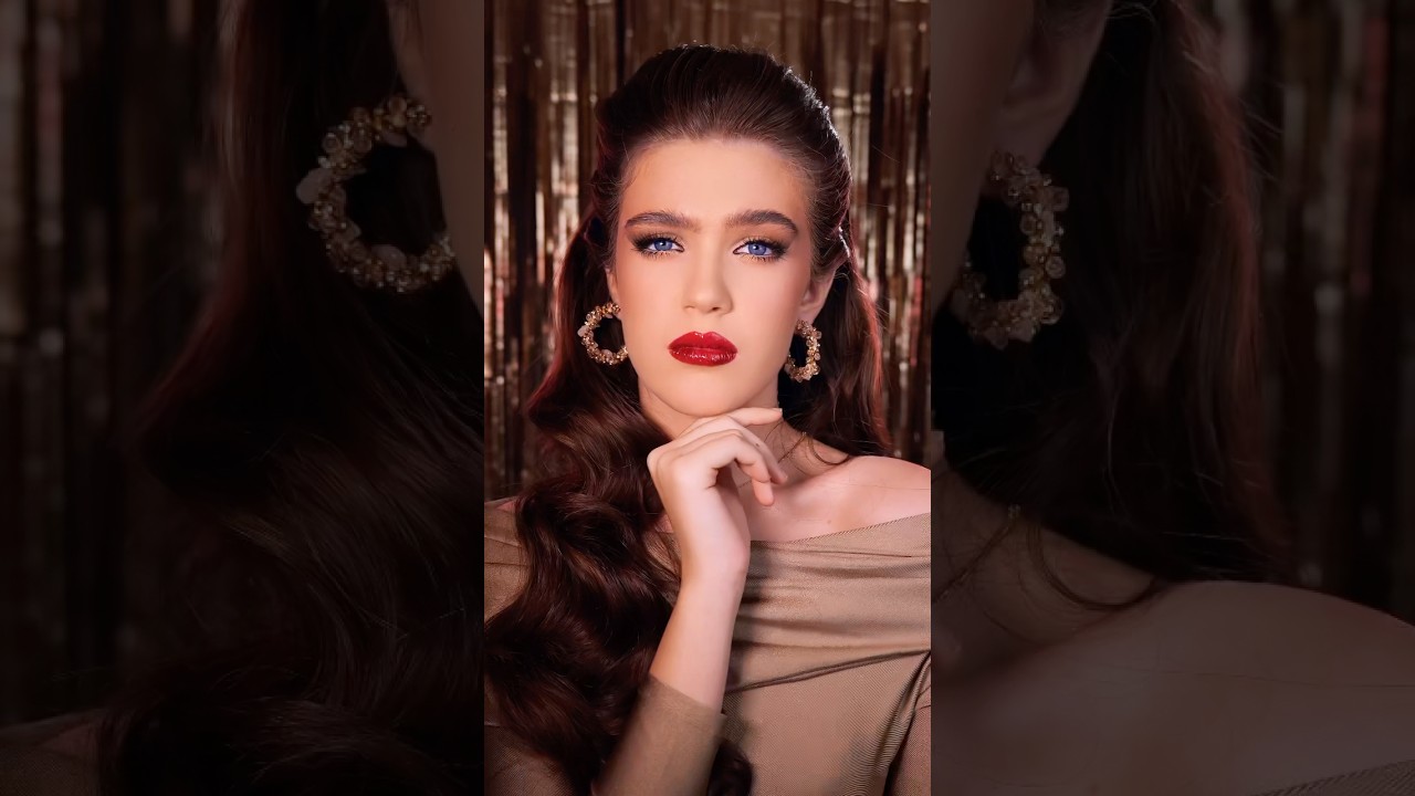 This look is SIIICK ⚜️✨ #shortvideo #makeup