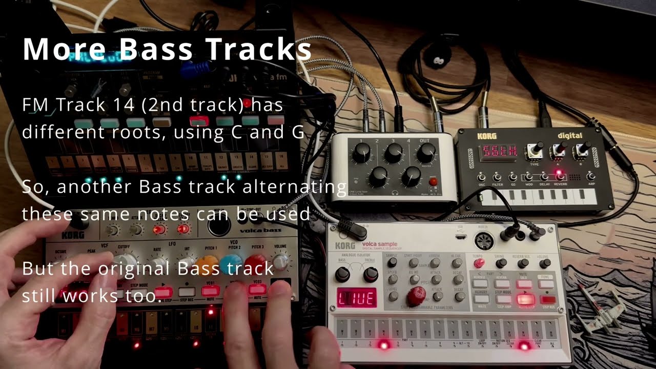 Berlin Pre-School - a no talking Korg Volca Bass FM Sample NTS-1