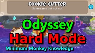 BTD6 Odyssey Hard Mode - Minimum Monkey Knowledge   (Cookie-Cutter) tutorial / guide