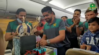 A Special Birthday Celebration Of A Very Special Player! Babar Azam  ✈️🎂 | PCB | MA2L