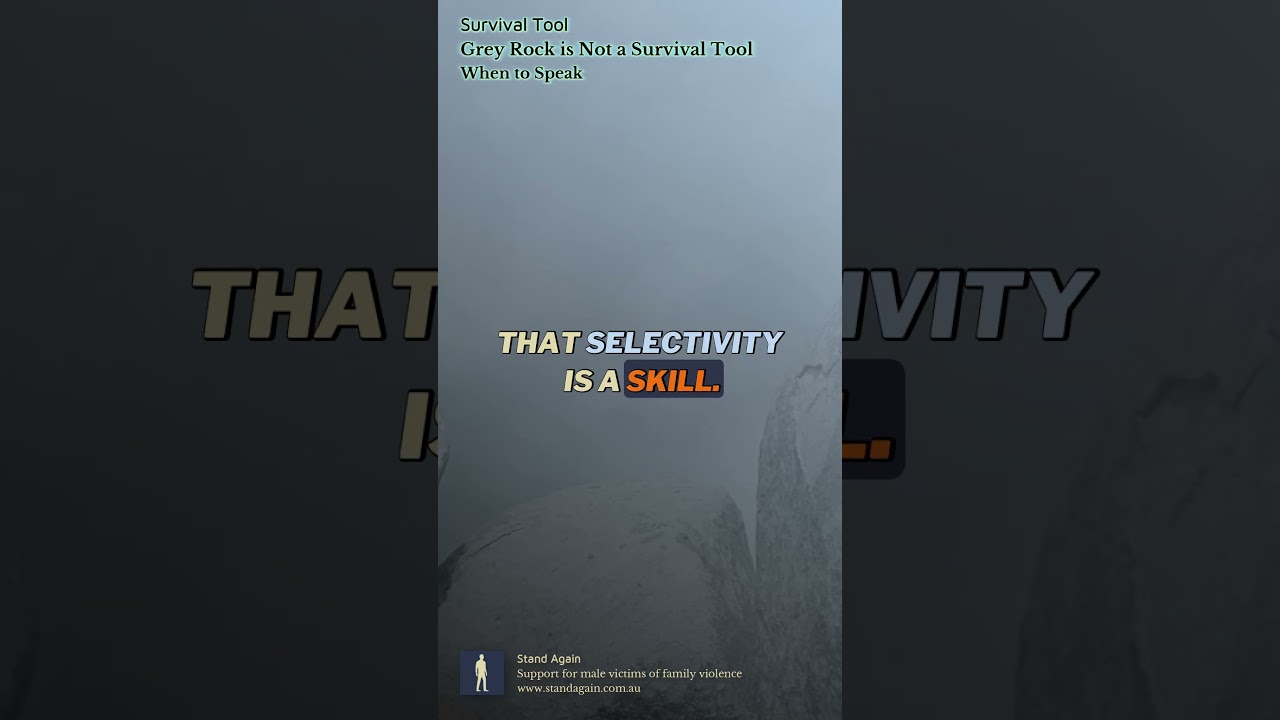 Grey Rock is Not a Survival Tool SHORTS 11