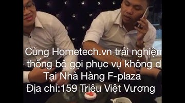 Bộ gọi phục vụ không dây dành cho nhà hàng, quán cafe cung cấp bởi hometech.vn tel:0989152928
