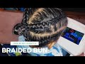 TODDLER BOY HAIRSTYLE 10 || BRAIDED BUN || #TODDLERHAIRSTYLES #CURLYKIDSHAIR #CANTU #CURLYHAIR