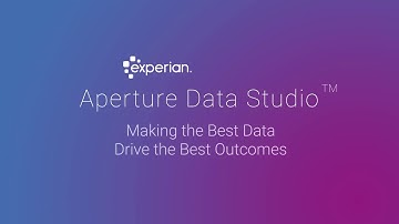 Introducing Aperture Data Studio Demo