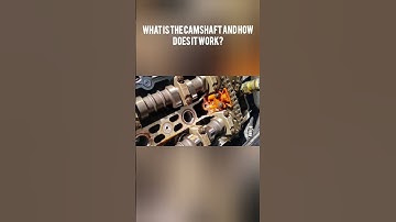 What is the camshaft and how does it work? #carsensor #engineeering #automobile #enginepart
