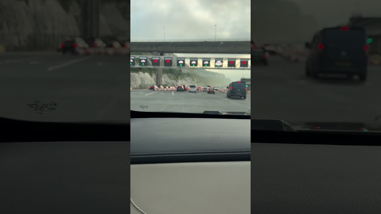 Queue at Dover Border Crossing Channel | Subscribe!