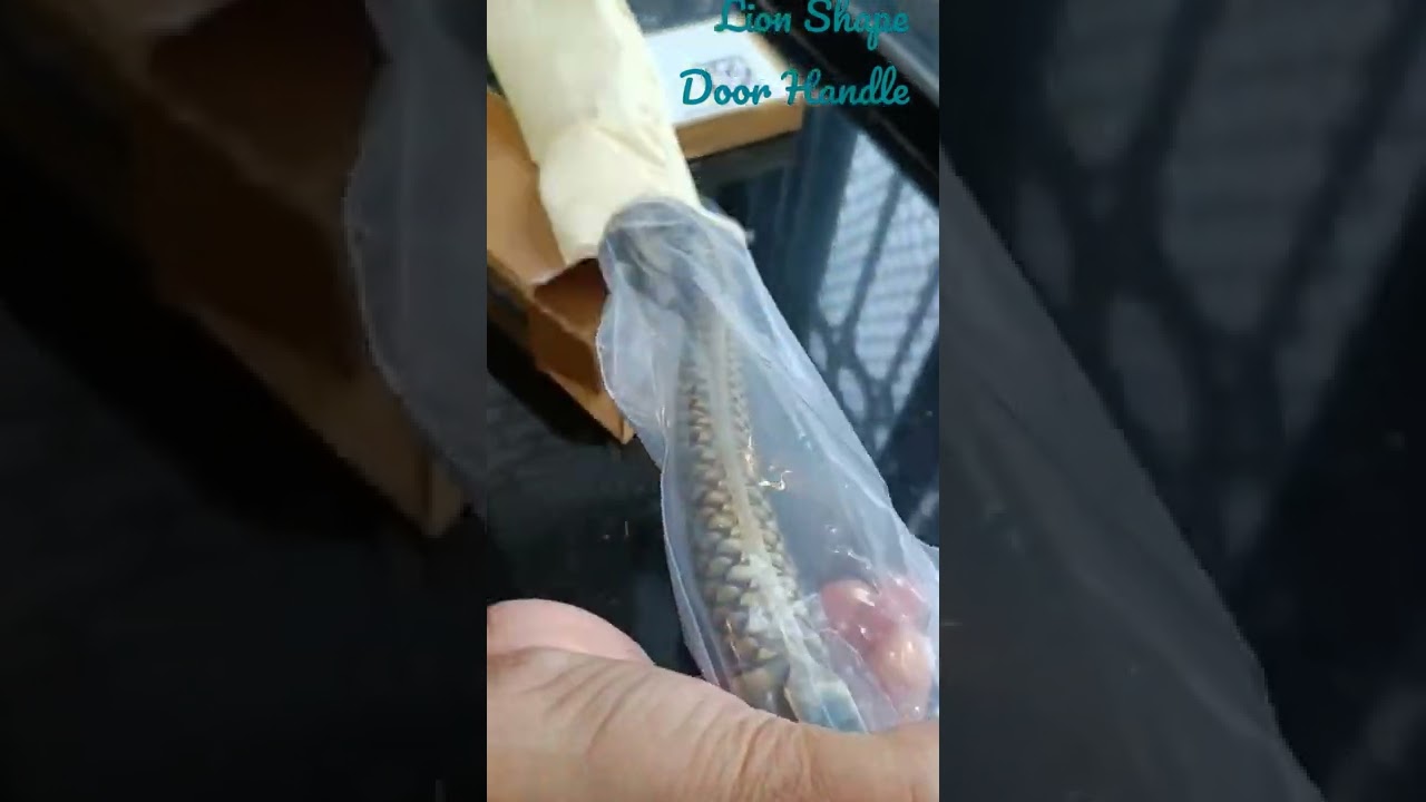 Lion Shape Door Handle ( Brass) Antic finish  inch/11.5 /Rs, 615/