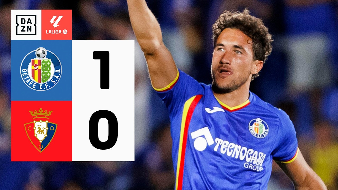 Getafe CF vs CA Osasuna (1-0) | Resumen y goles | Highlights LALIGA EA ...