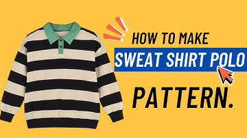 How To Make Sweat Shirt Polo Pattern | Winda Cad Tutorial |