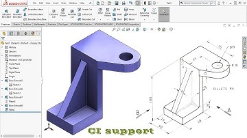 Solidworks Tutorial: Exercise #29 (CI support)