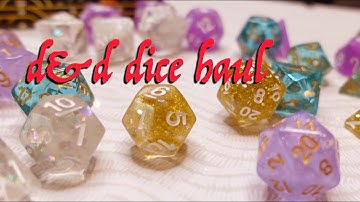 D&D DICE HAUL 🎲
