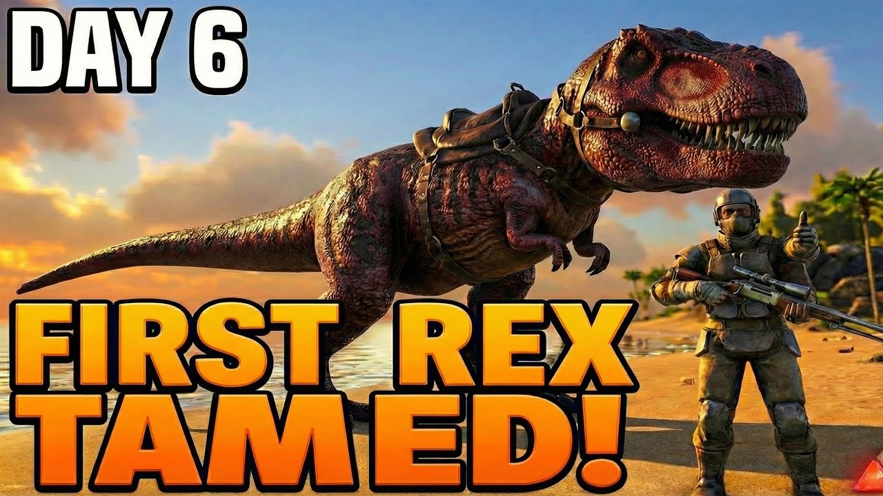 Ark Day 6:  Taming My First High Level Rex