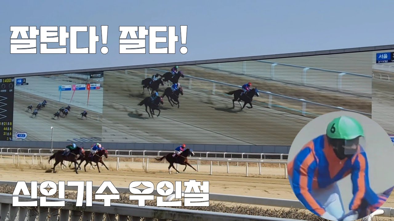 간댕이부은 신인기수 거침이없다!서울경마 하이라이트 