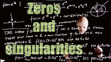 Lecture 12: Sequences of holomorphic functions and introduction to zeros and singularities.