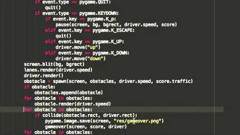 A Driving Game I Made - Code Walkthrough pt1