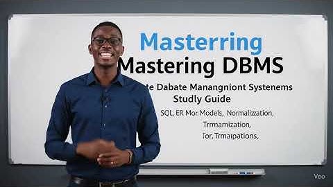 DBMS Study Guide Video Ready
