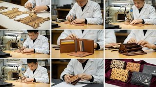 Inside the Luxury Factory – (Full Process) Making Frog Skin Wallets