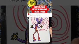 How to draw Jax + subscriber request! ✨ #shorts