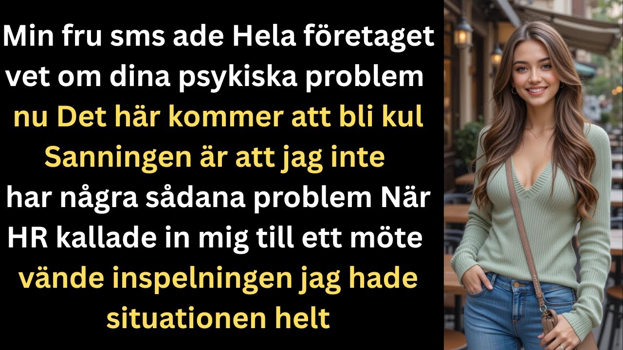Min fru sms ade Hela företaget känner nu till dina psykiska problem