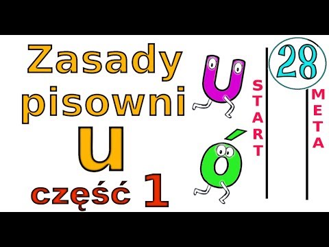 Ortografia obrazkowa  - zasada pisowni u - część 1