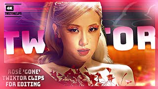 Rosé Gone Twixtor Clips 4K
