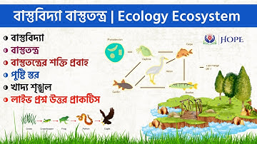বাস্তুবিদ্যা বাস্তুতন্ত্র | Ecology Ecosystem | পুষ্টি স্তর | খাদ্য শৃঙ্খল  #Ecology #Ecosystem