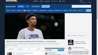 NBA Fantasy Draft Kit -