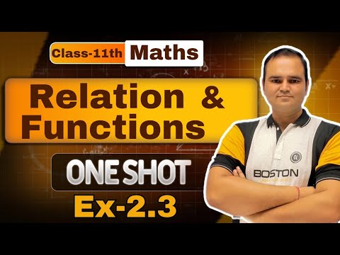 Class 11 Maths Ex 2.3, Q1 to Q5 | Chapter 2 | Relation And Functions ...