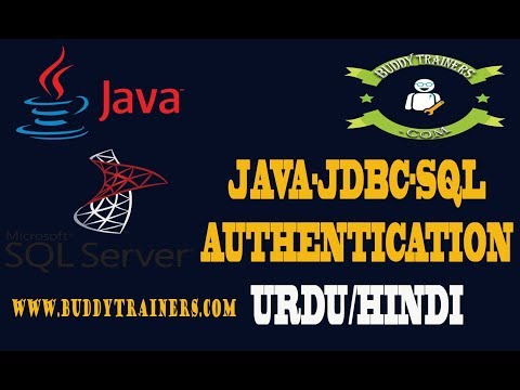 JAVA | JBDC | SQL Authentication Error|Connectivity Part II| buddytrainers.com