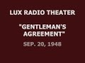 LUX RADIO THEATER GENTLEMAN S AGREEMENT 9 20 48