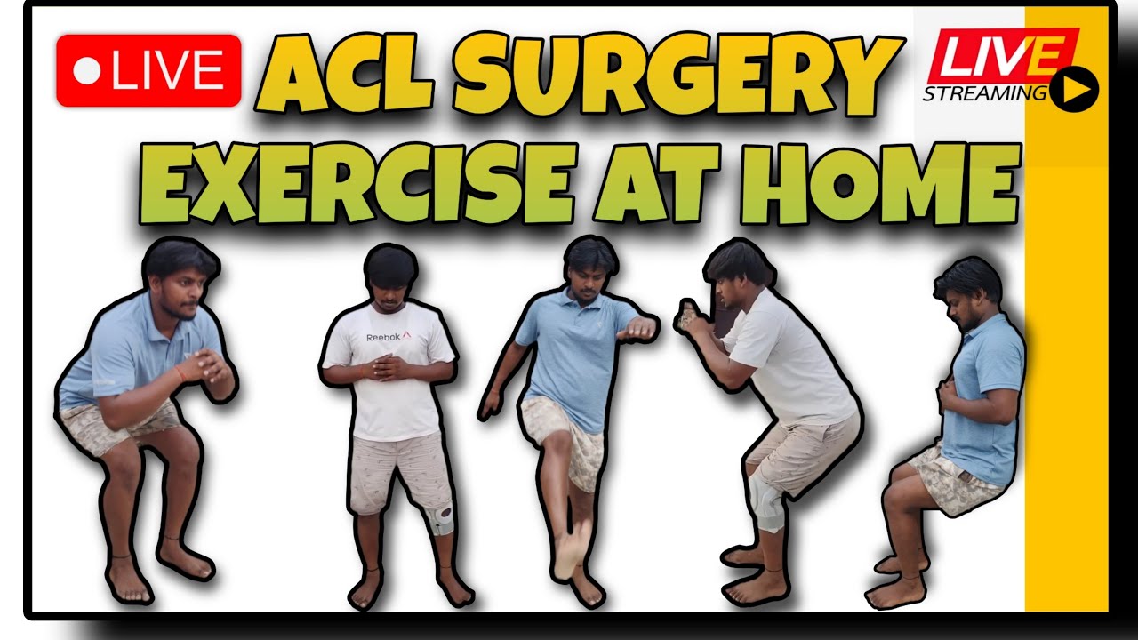 ACL SURGERY EXERCISE WITH CHANDAN #acl #acl exercise - YouTube